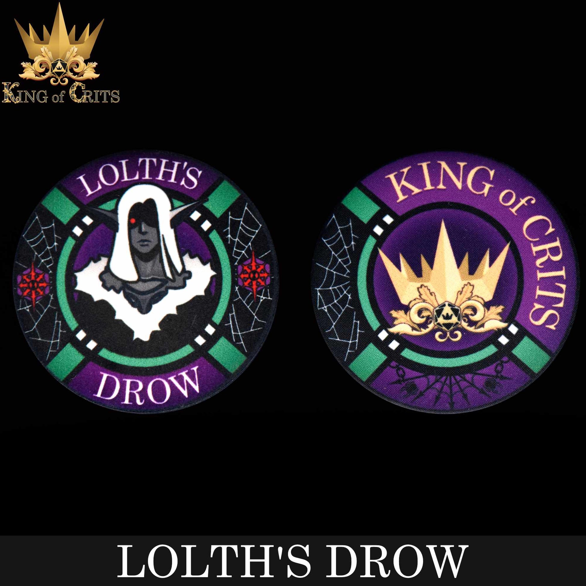 Lolth's Drow 11 Dice Set