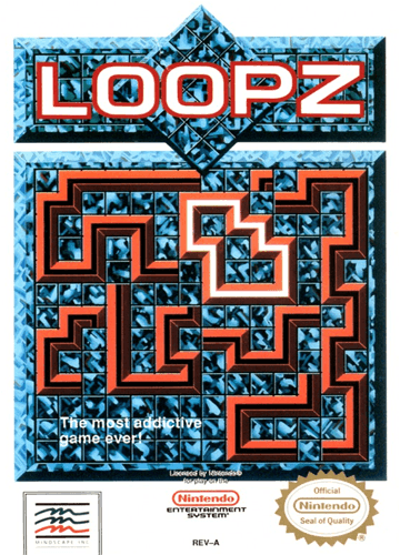Loopz (Nintendo NES) - Game Manual Only