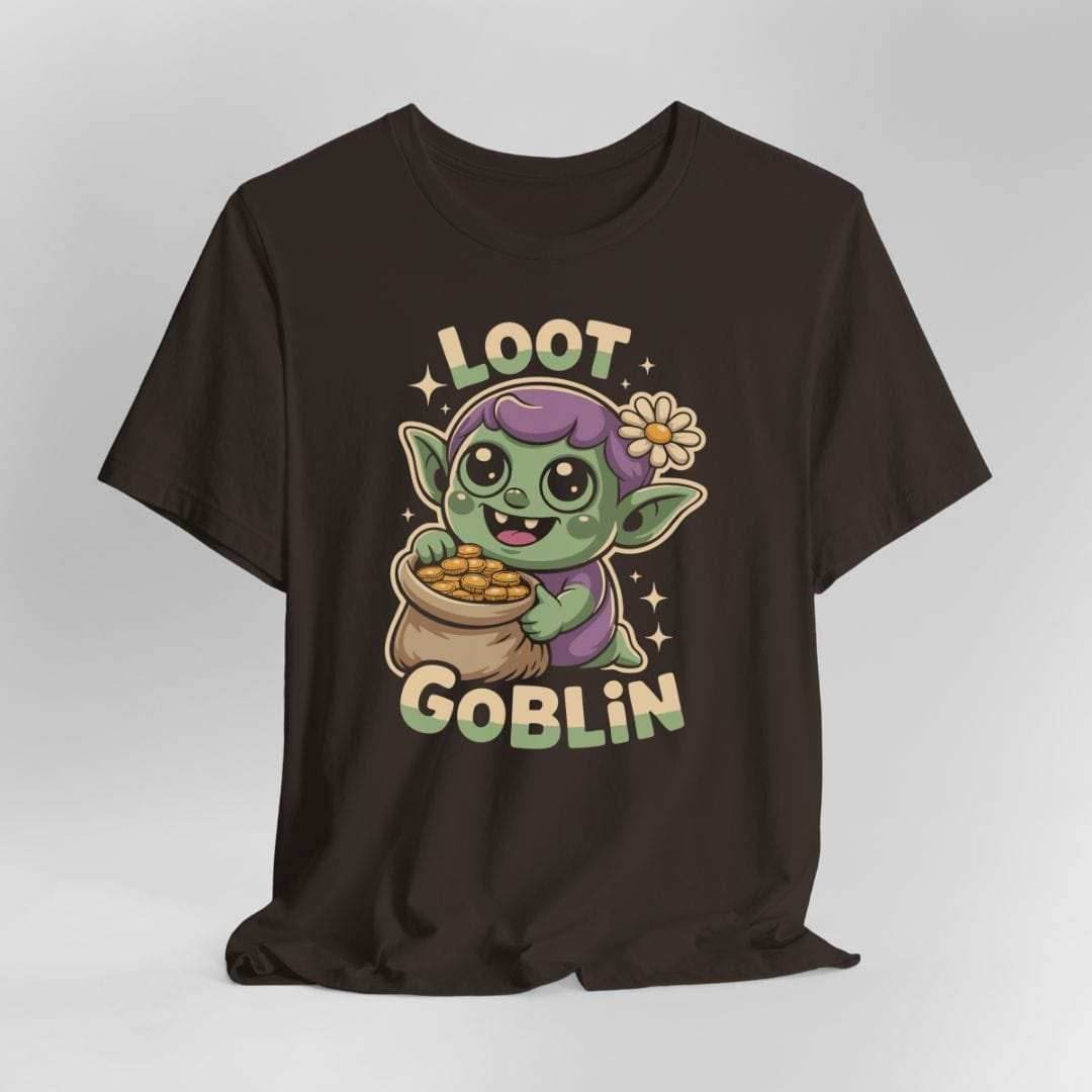 Loot Goblin Shirt - Dark Chocolate / S