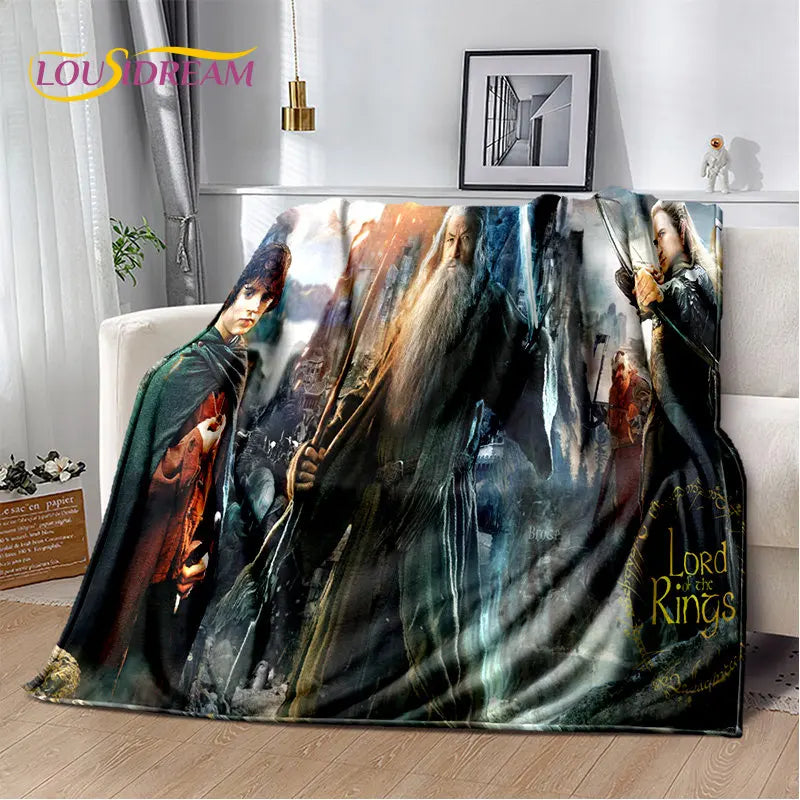 Lord of the Rings Soft Plush Flannel Blanket