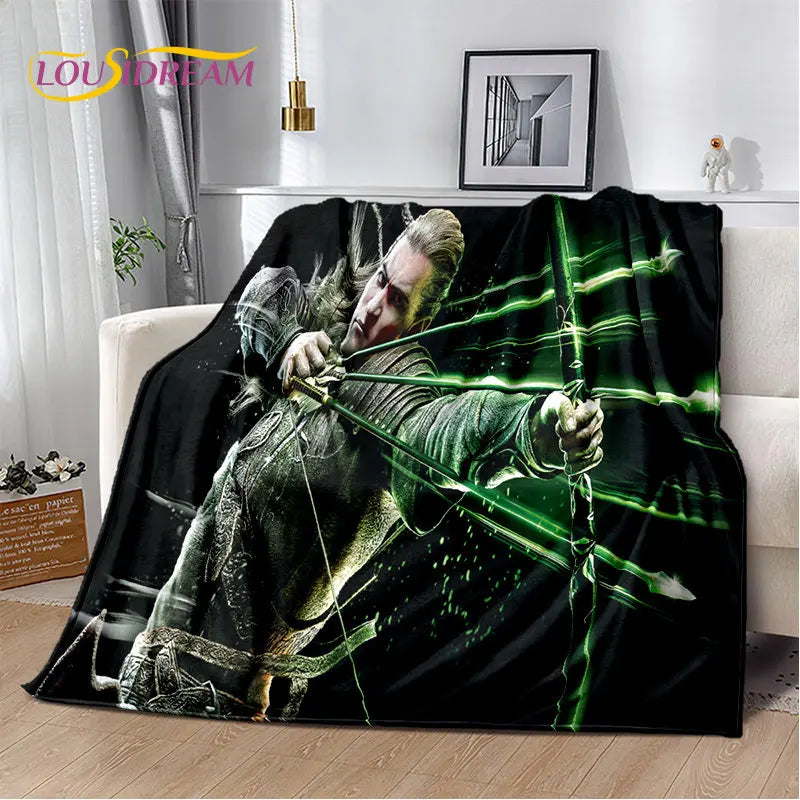 Lord of the Rings Soft Plush Flannel Blanket