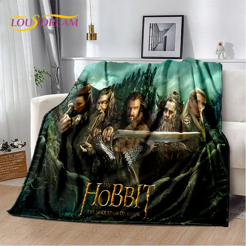 Lord of the Rings Soft Plush Flannel Blanket