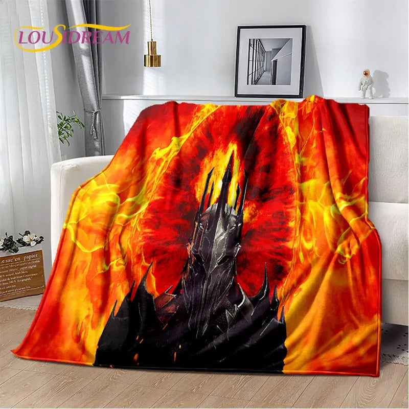 Lord of the Rings Soft Plush Flannel Blanket