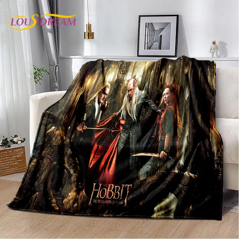 Lord of the Rings Soft Plush Flannel Blanket