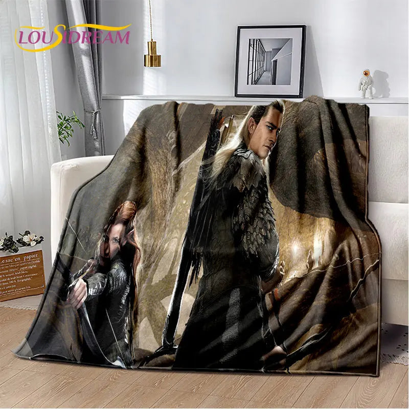 Lord of the Rings Soft Plush Flannel Blanket