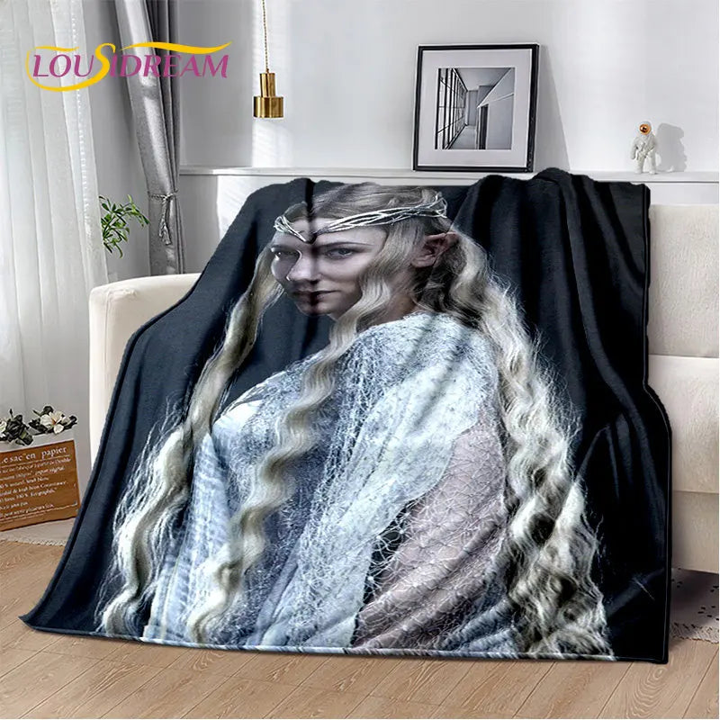 Lord of the Rings Soft Plush Flannel Blanket