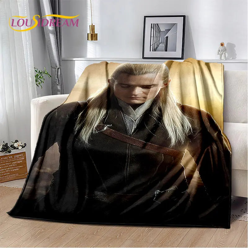 Lord of the Rings Soft Plush Flannel Blanket