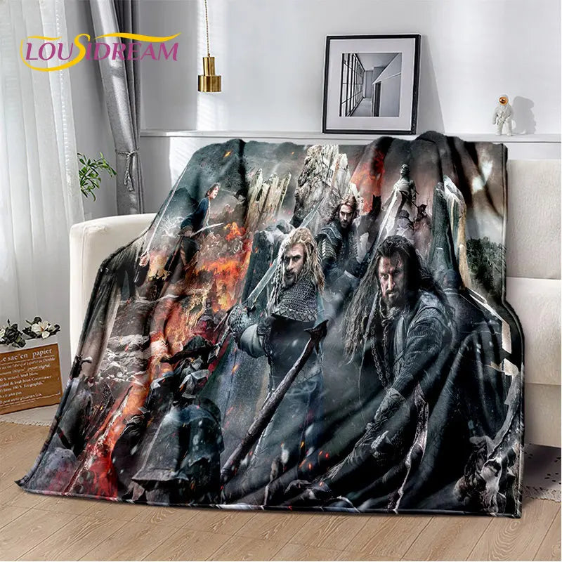 Lord of the Rings Soft Plush Flannel Blanket