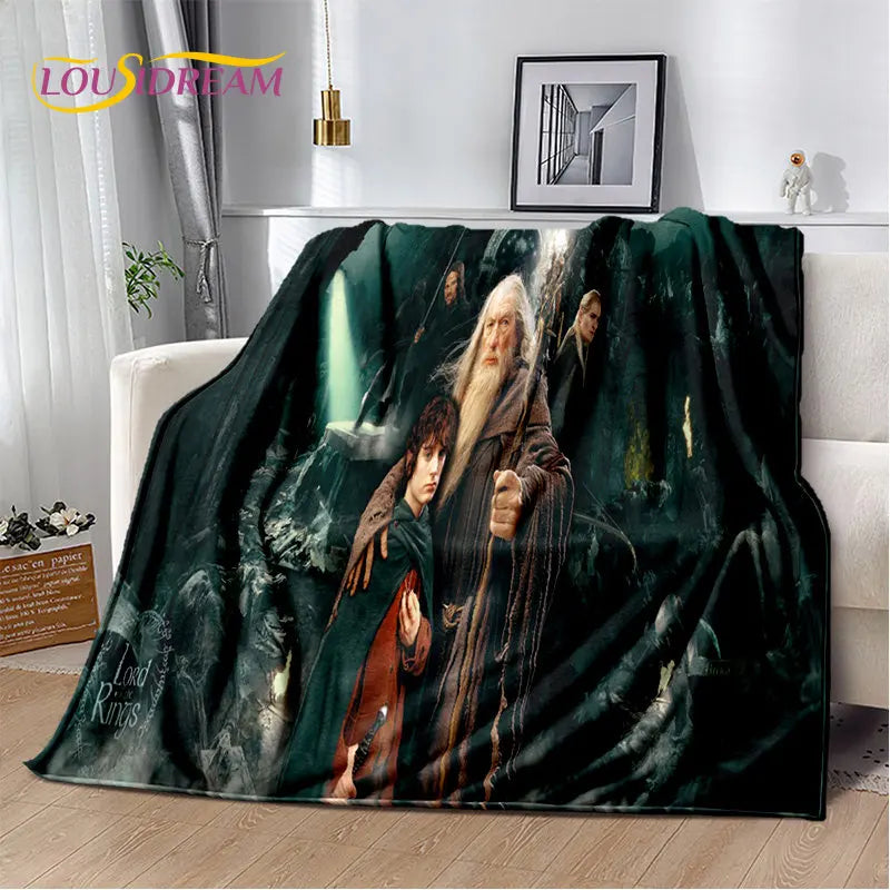 Lord of the Rings Soft Plush Flannel Blanket