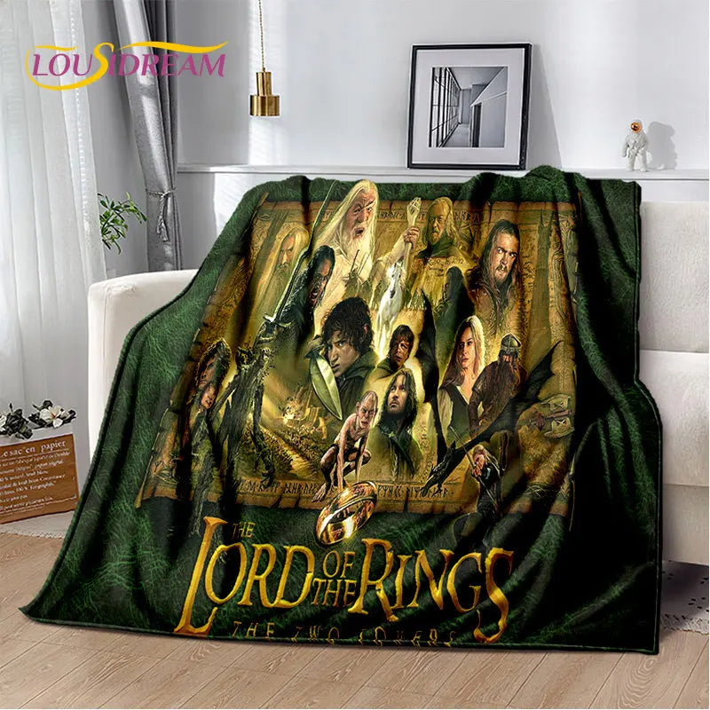 Lord of the Rings Soft Plush Flannel Blanket