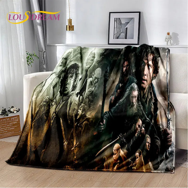 Lord of the Rings Soft Plush Flannel Blanket