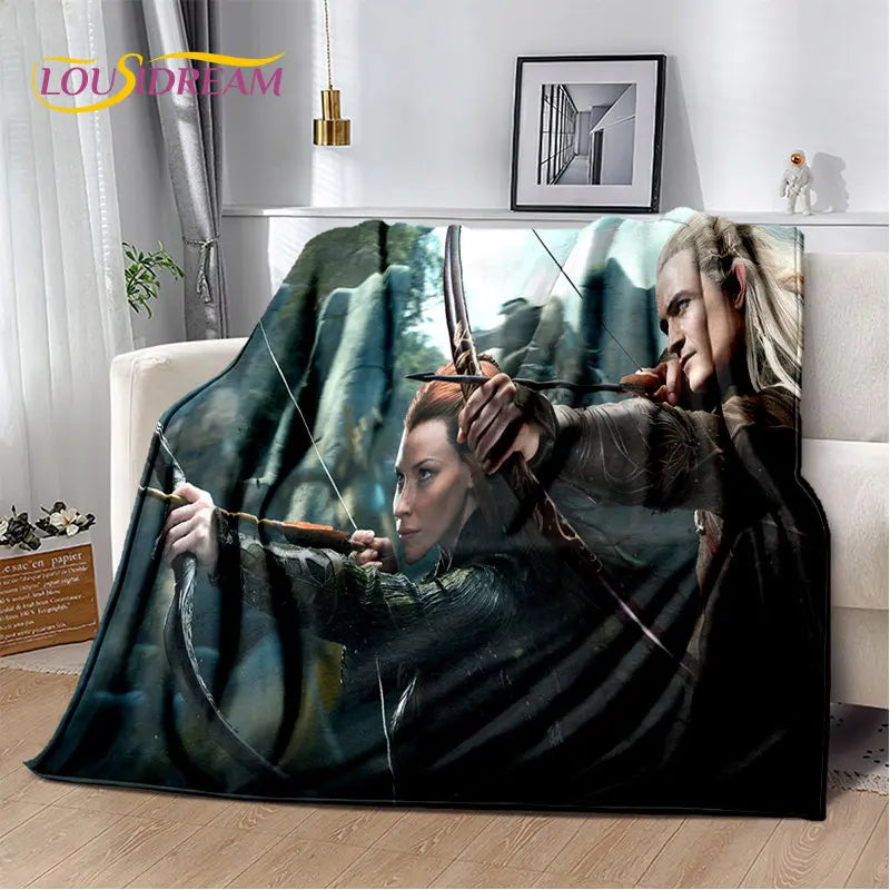 Lord of the Rings Soft Plush Flannel Blanket