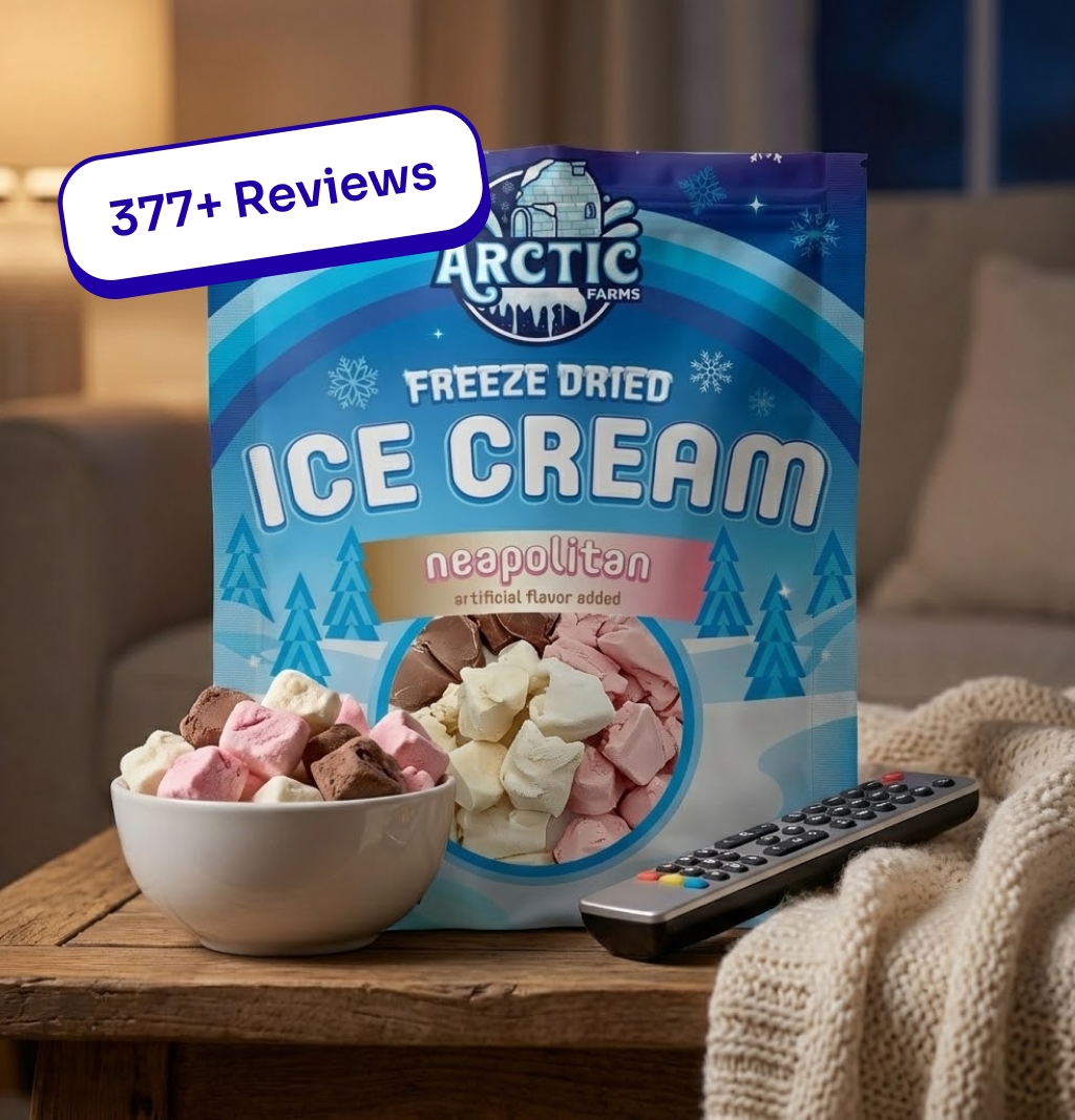 Freeze Dried Ice Cream That Does Not Melt (Bits) Neapolitan
