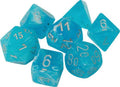 Luminary Polyhedral Sky/Silver 7-die set - Role-Players