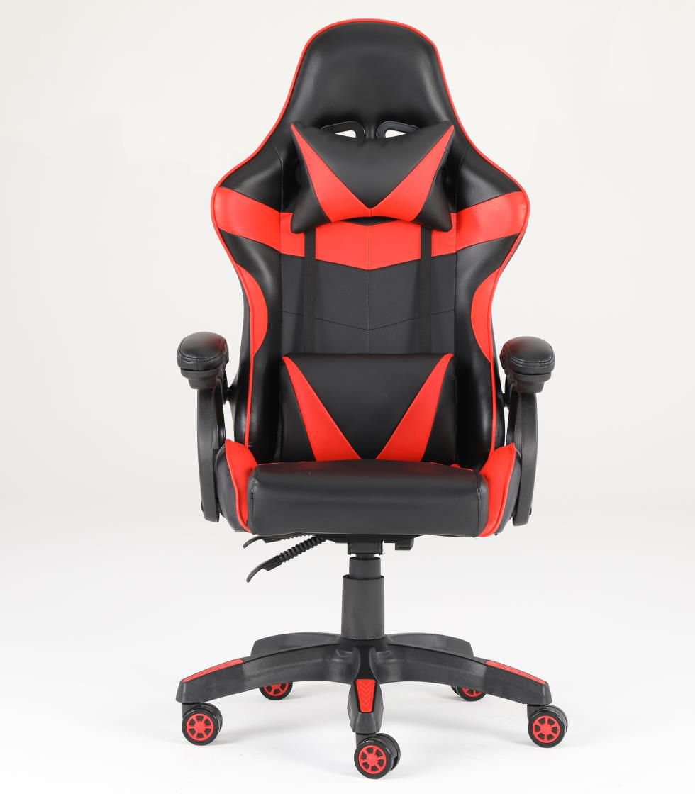 Luxury Home Furniture  Ergonomic Recliner PU Leather Racing Gaming  Chair In Nylon Racing Base