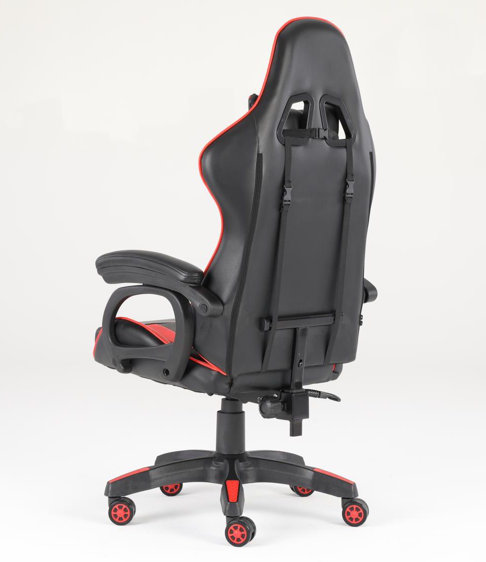 Luxury Home Furniture  Ergonomic Recliner PU Leather Racing Gaming  Chair In Nylon Racing Base