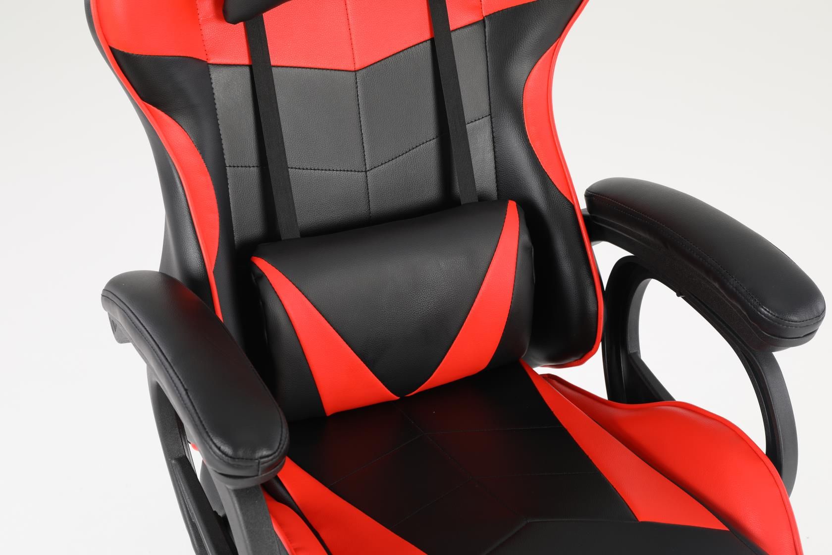 Luxury Home Furniture  Ergonomic Recliner PU Leather Racing Gaming  Chair In Nylon Racing Base