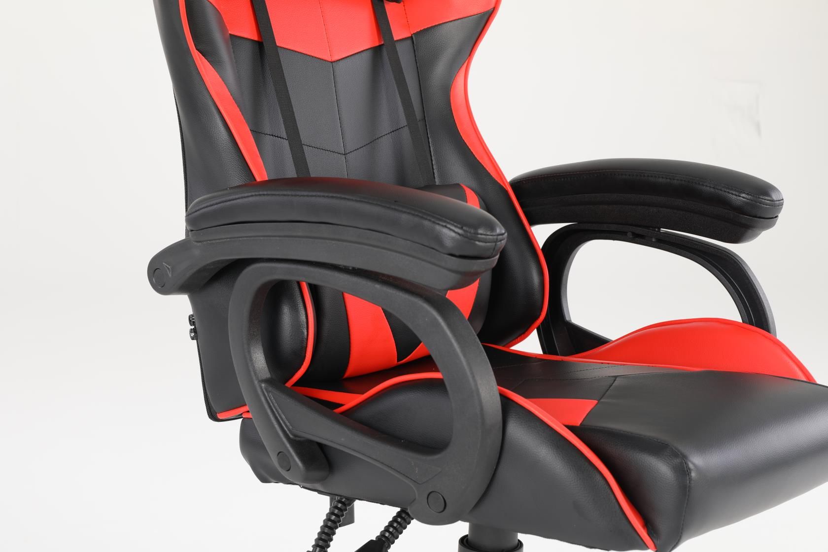 Luxury Home Furniture  Ergonomic Recliner PU Leather Racing Gaming  Chair In Nylon Racing Base