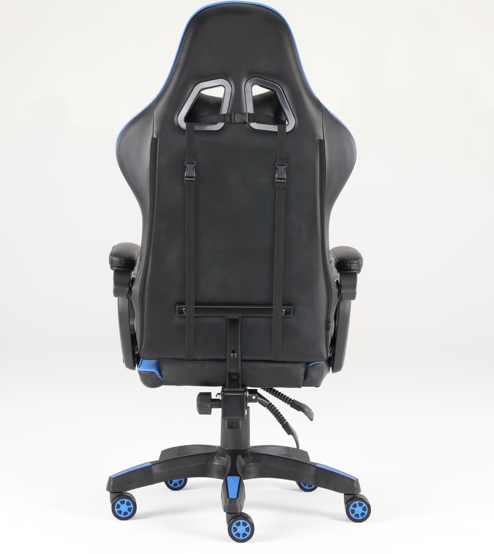 Luxury Home Furniture  Ergonomic Recliner PU Leather Racing Gaming  Chair In Nylon Racing Base