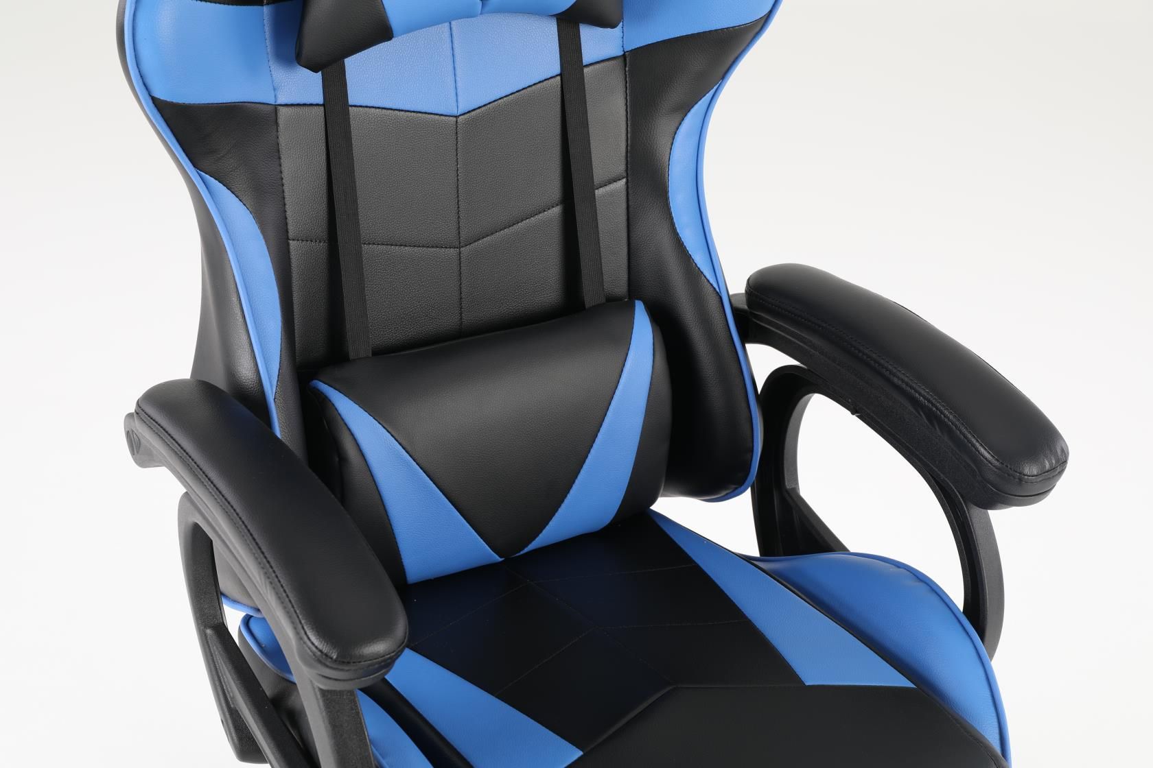 Luxury Home Furniture  Ergonomic Recliner PU Leather Racing Gaming  Chair In Nylon Racing Base