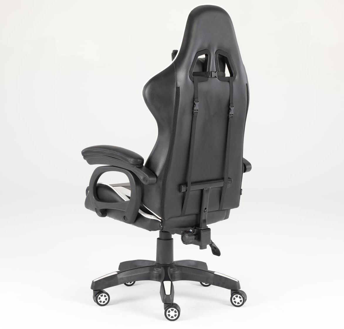 Luxury Home Furniture  Ergonomic Recliner PU Leather Racing Gaming  Chair In Nylon Racing Base