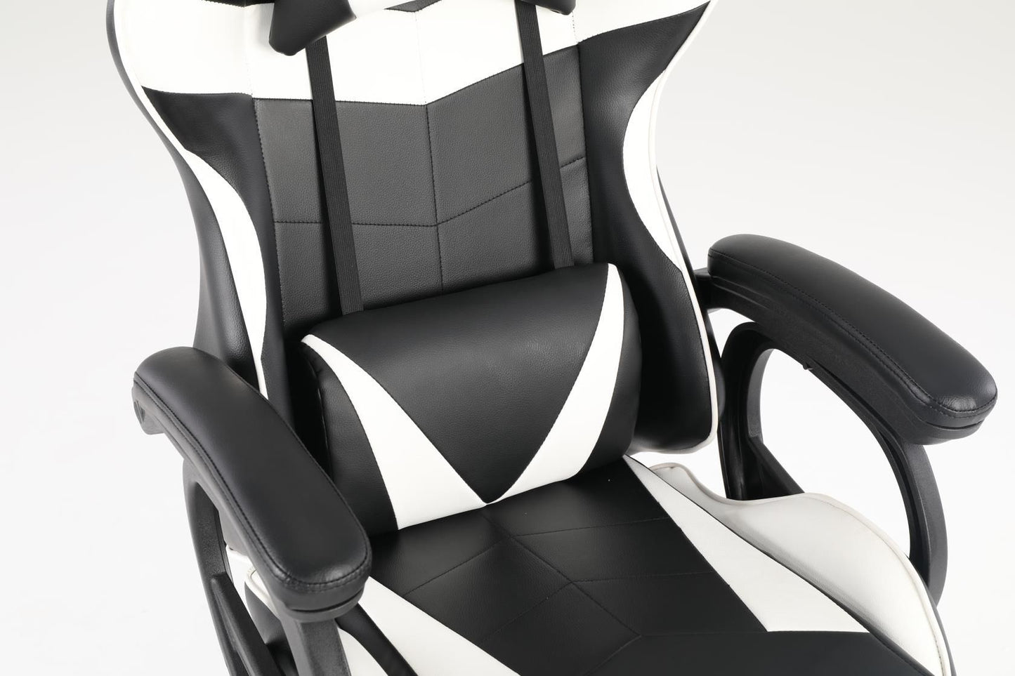 Luxury Home Furniture  Ergonomic Recliner PU Leather Racing Gaming  Chair In Nylon Racing Base