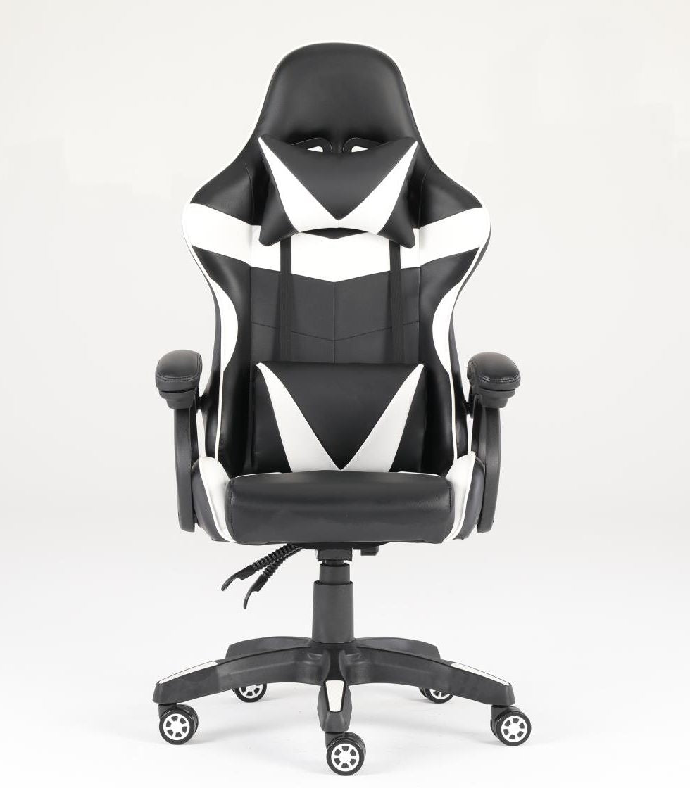 Luxury Home Furniture  Ergonomic Recliner PU Leather Racing Gaming  Chair In Nylon Racing Base