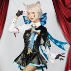 Lynette Cosplay Costume - Full Set with Wig - only Clothing / XS