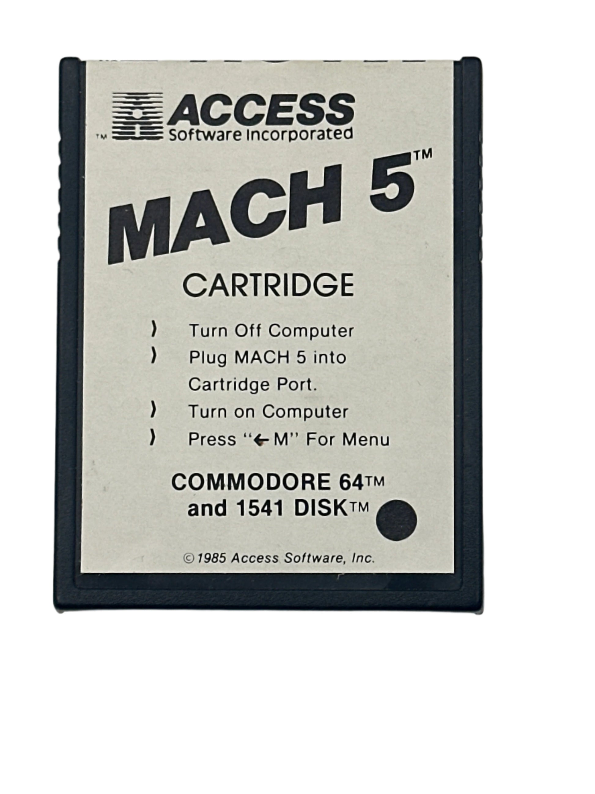 Mach 5 Fast Load Cartridge - Commodore 64