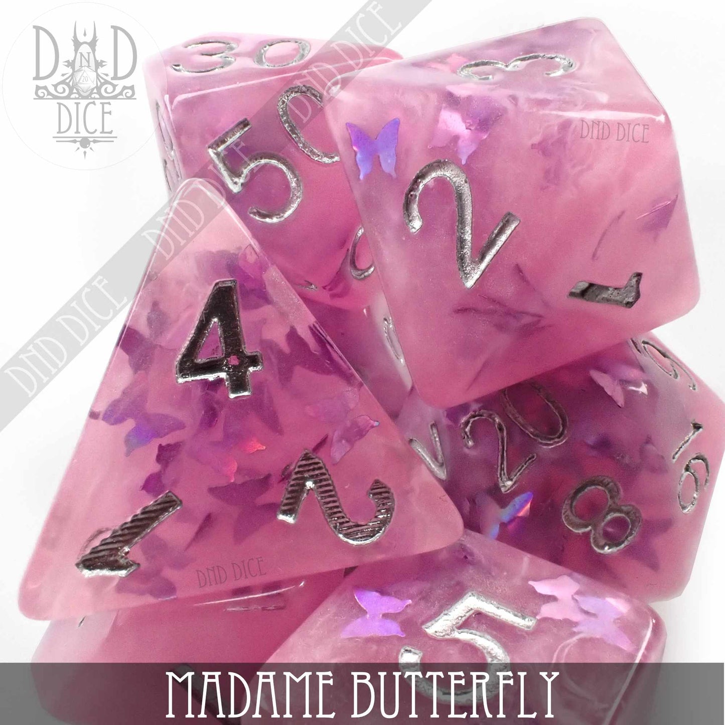 Madame Butterfly Dice Set