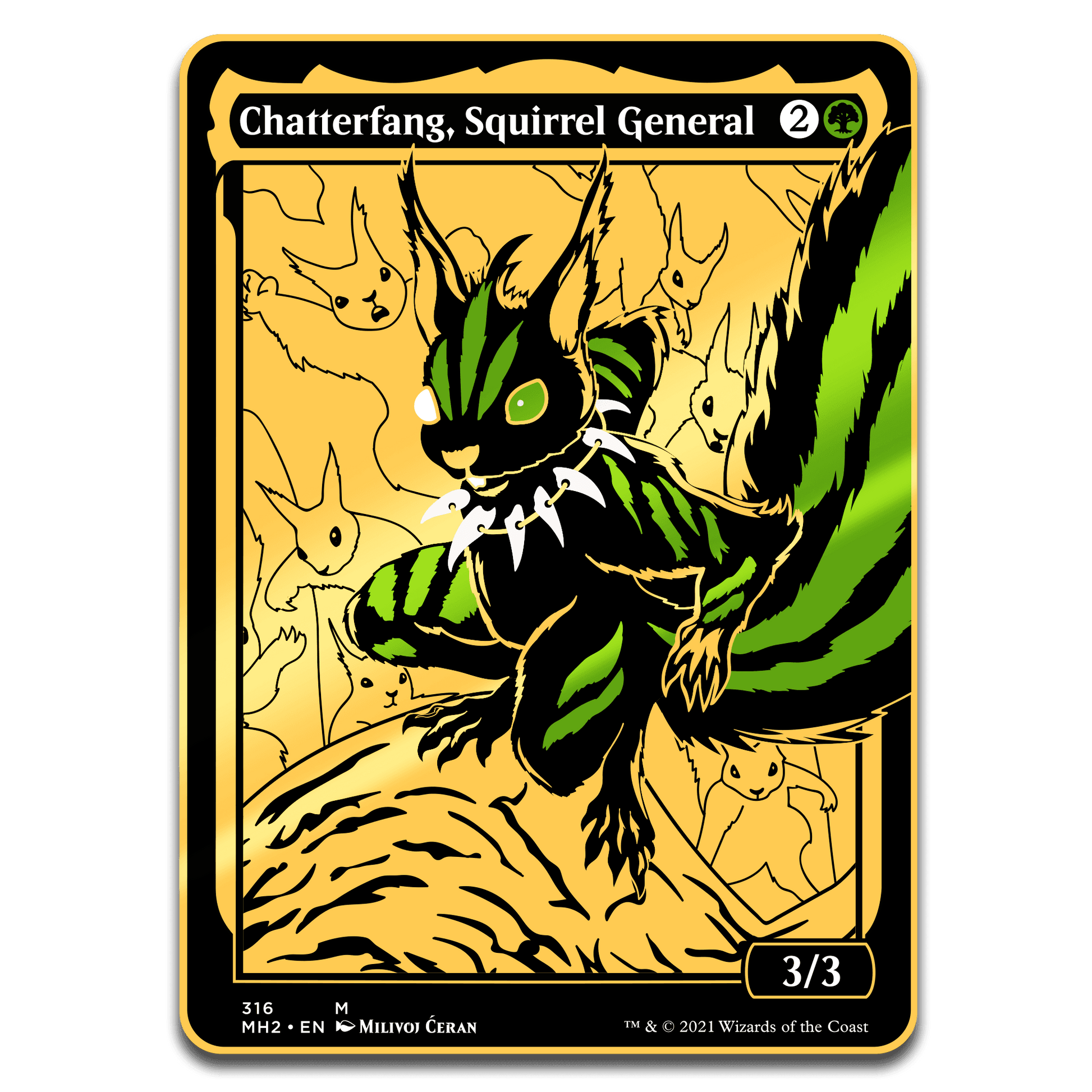 Magic: The Gathering - Chatterfang Commander Token (MH2) - 