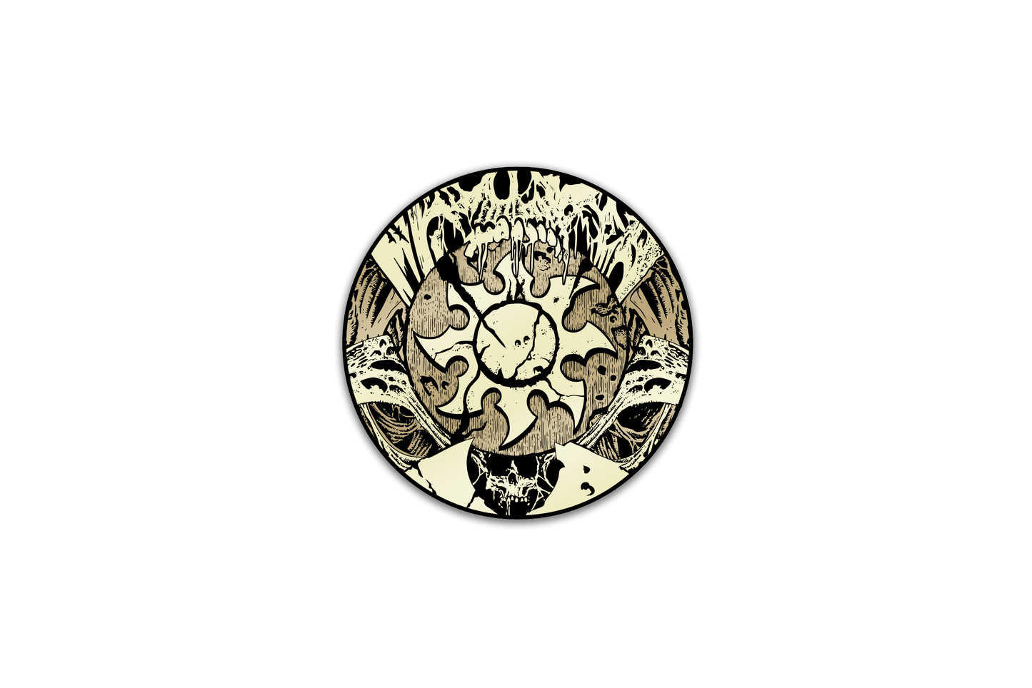 Magic: The Gathering - Infect Plains Pin - 
