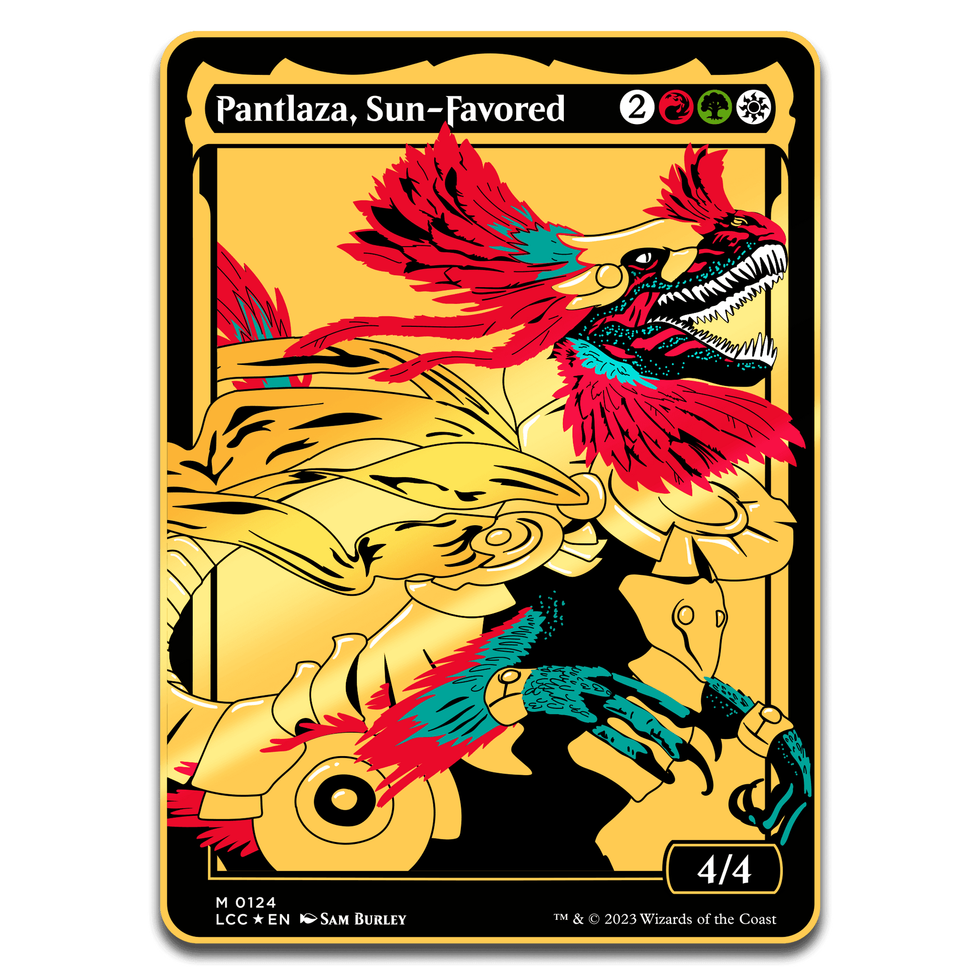Magic: The Gathering - Pantlaza Sun-Favored Commander Token - 