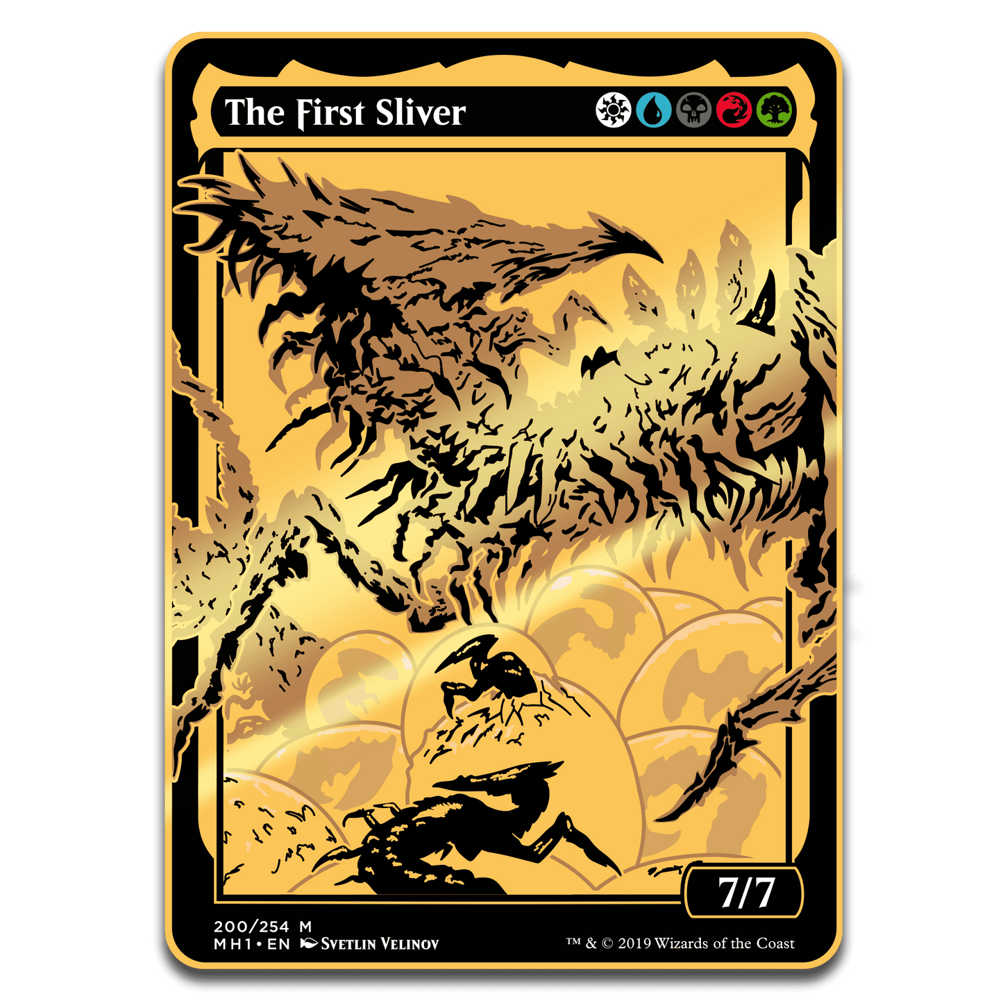 Magic: The Gathering - The First Sliver Commander Token - 