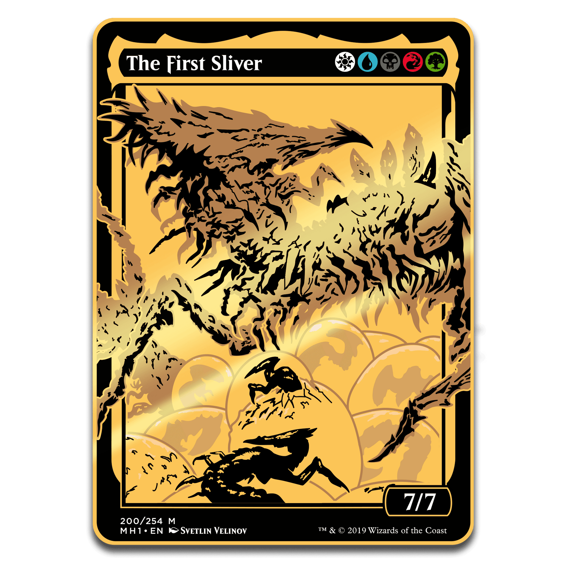 Magic: The Gathering - The First Sliver Commander Token - 
