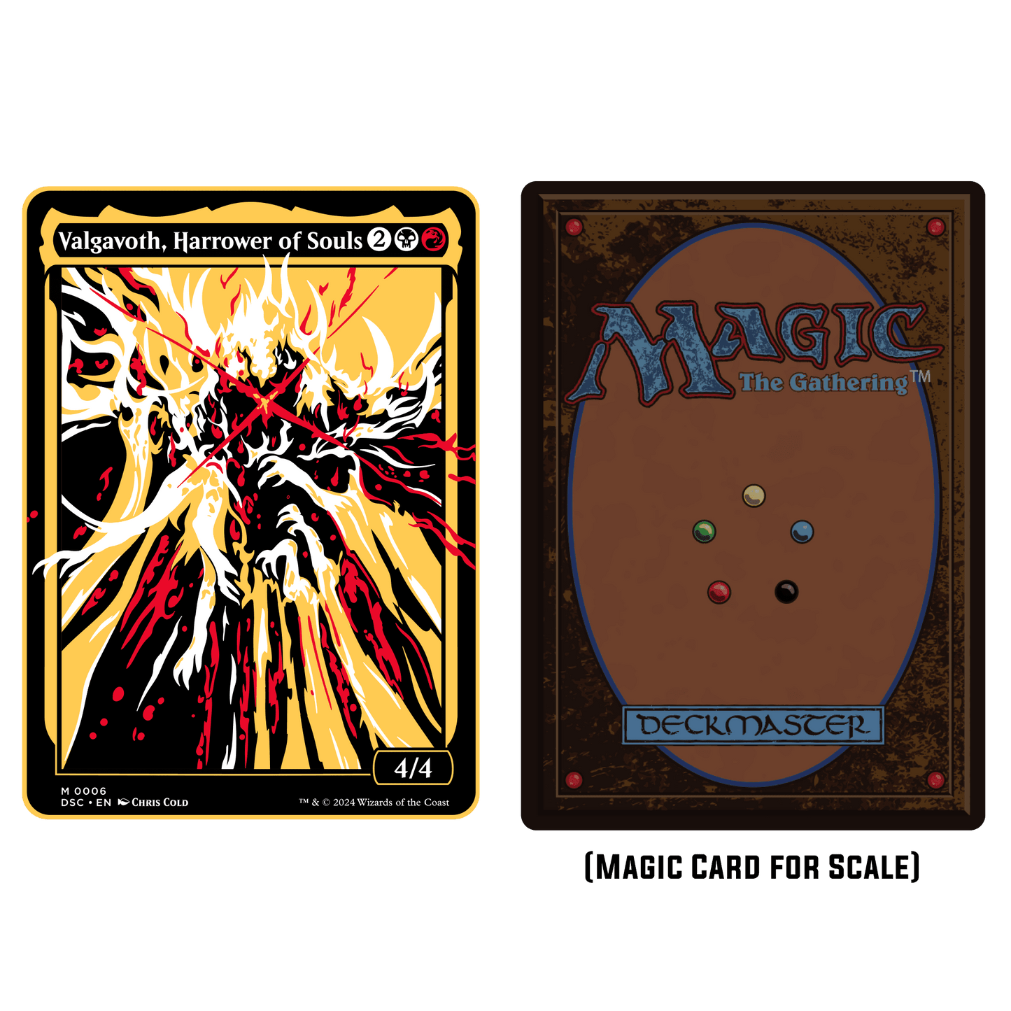 Magic: The Gathering - Valgavoth Harrower of Souls Commander Token - 