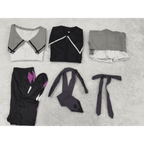 Homura Akemi Cosplay Uniform – Madoka Magica Magical Girl Dress Set - Costume Set / S