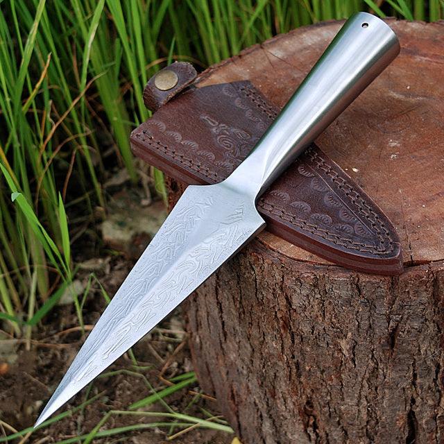 Mail Piercer Norse Viking Spear Head Sharpened to the Pointed Edge