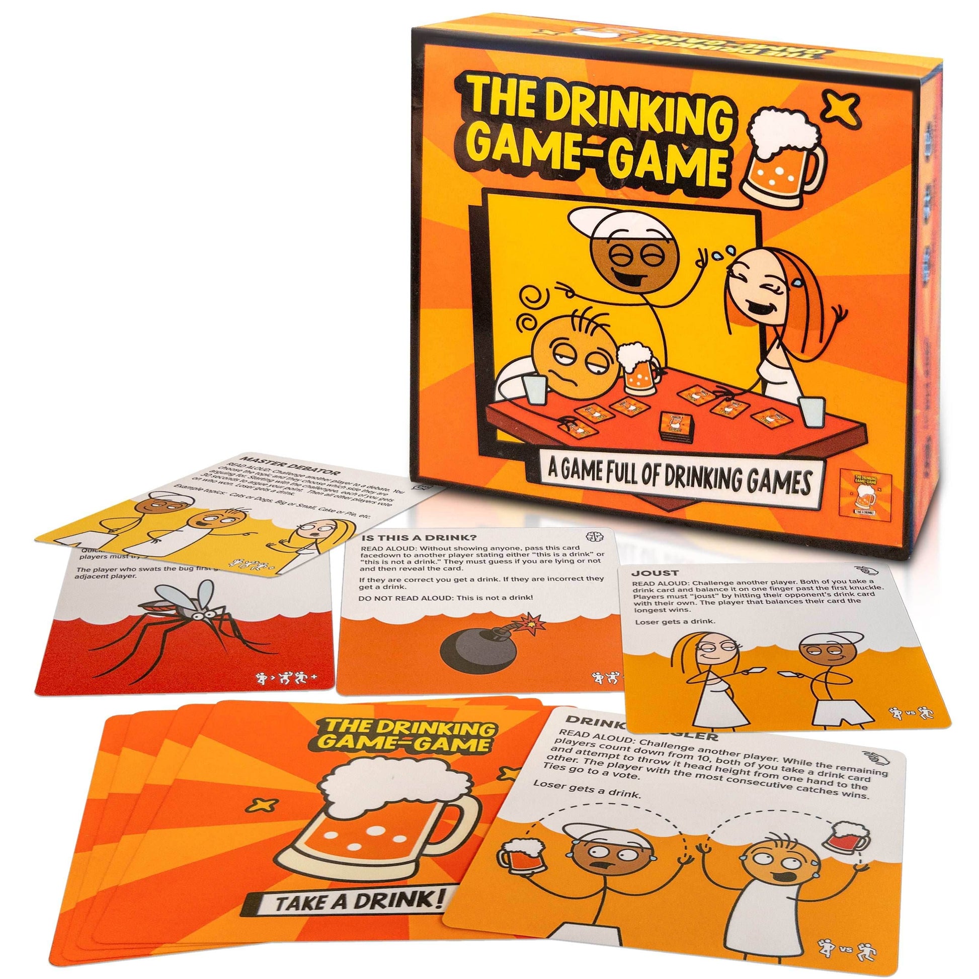 The Drinking Game Game - A Collection of Fun Adult Mini Games for Parties - 