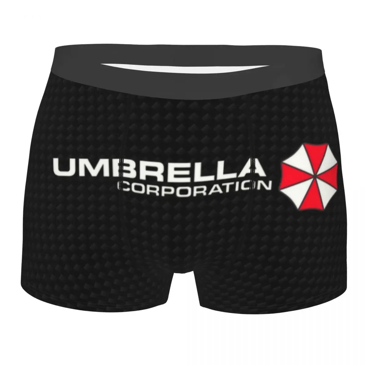 Male Novelty Raccoon City Home Of Umbrella Corporation Corp Underwear Video Game Boxer Briefs Stretch Shorts Panties Underpants