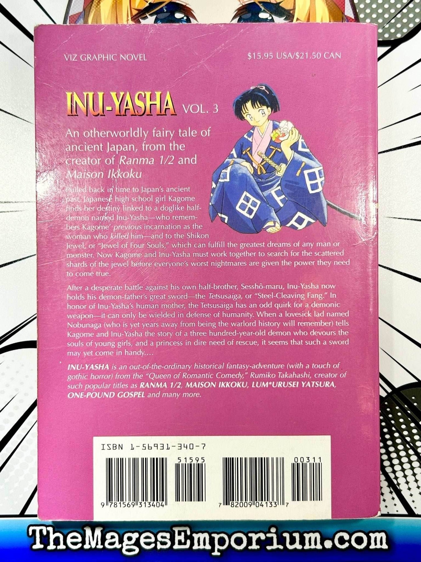 Inu-Yasha A Feudal Fairy Tale Vol 3 Oversized - 