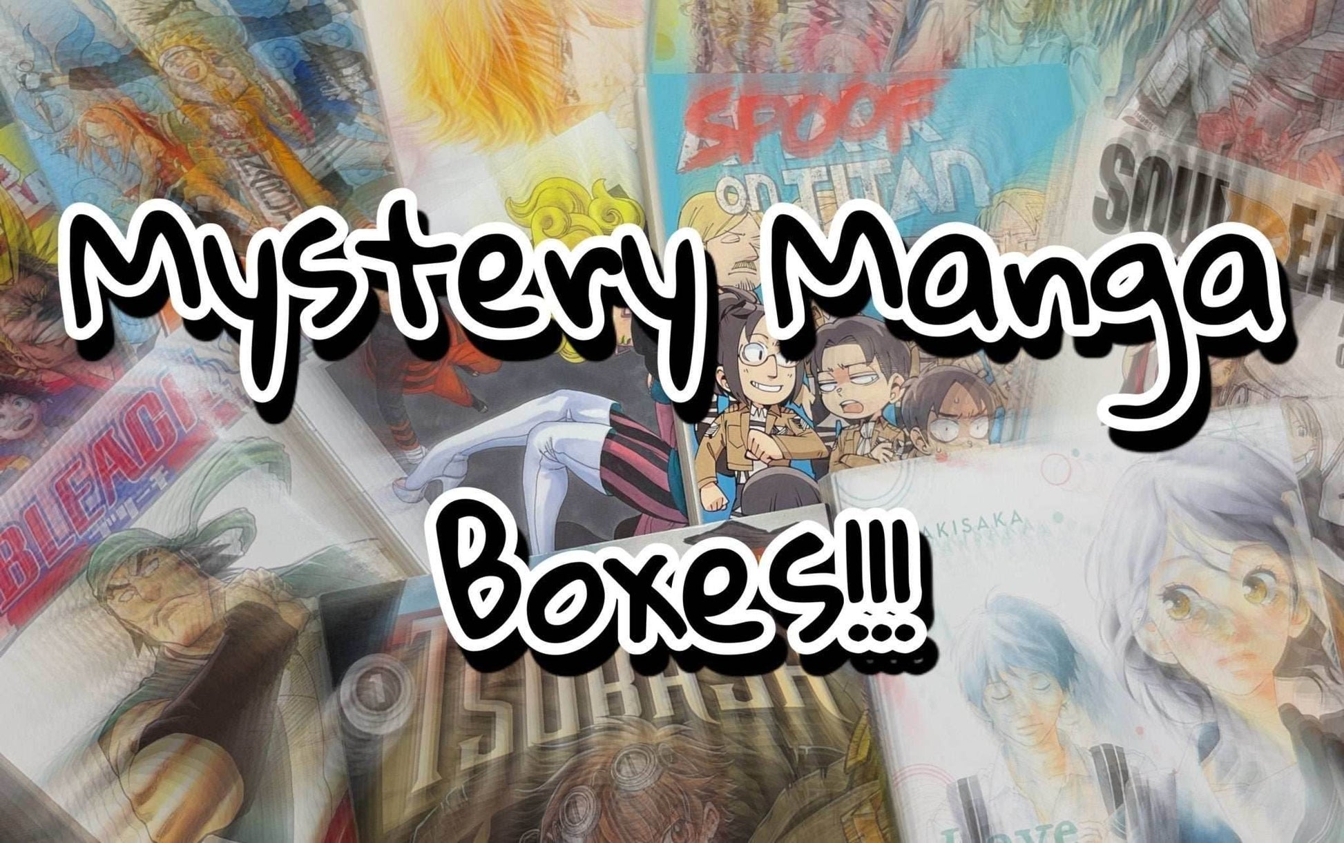 Mystery Manga Box - English Mixed Manga - 5 Manga / Random Assortment