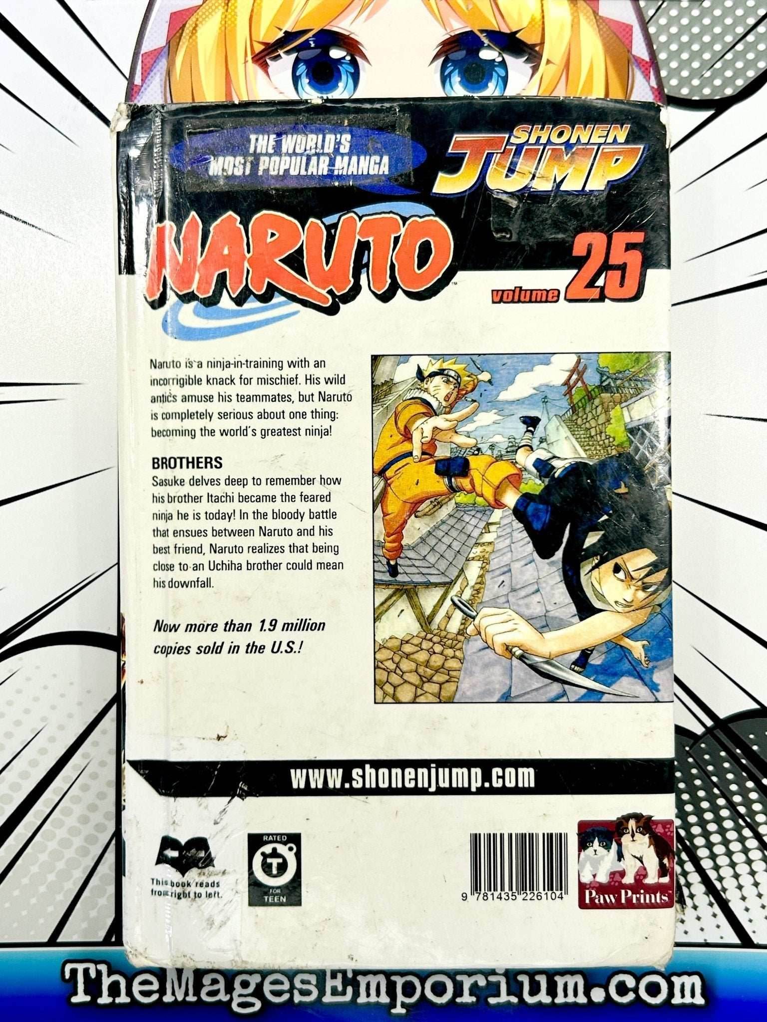 Naruto Vol 25 Hardcover - 