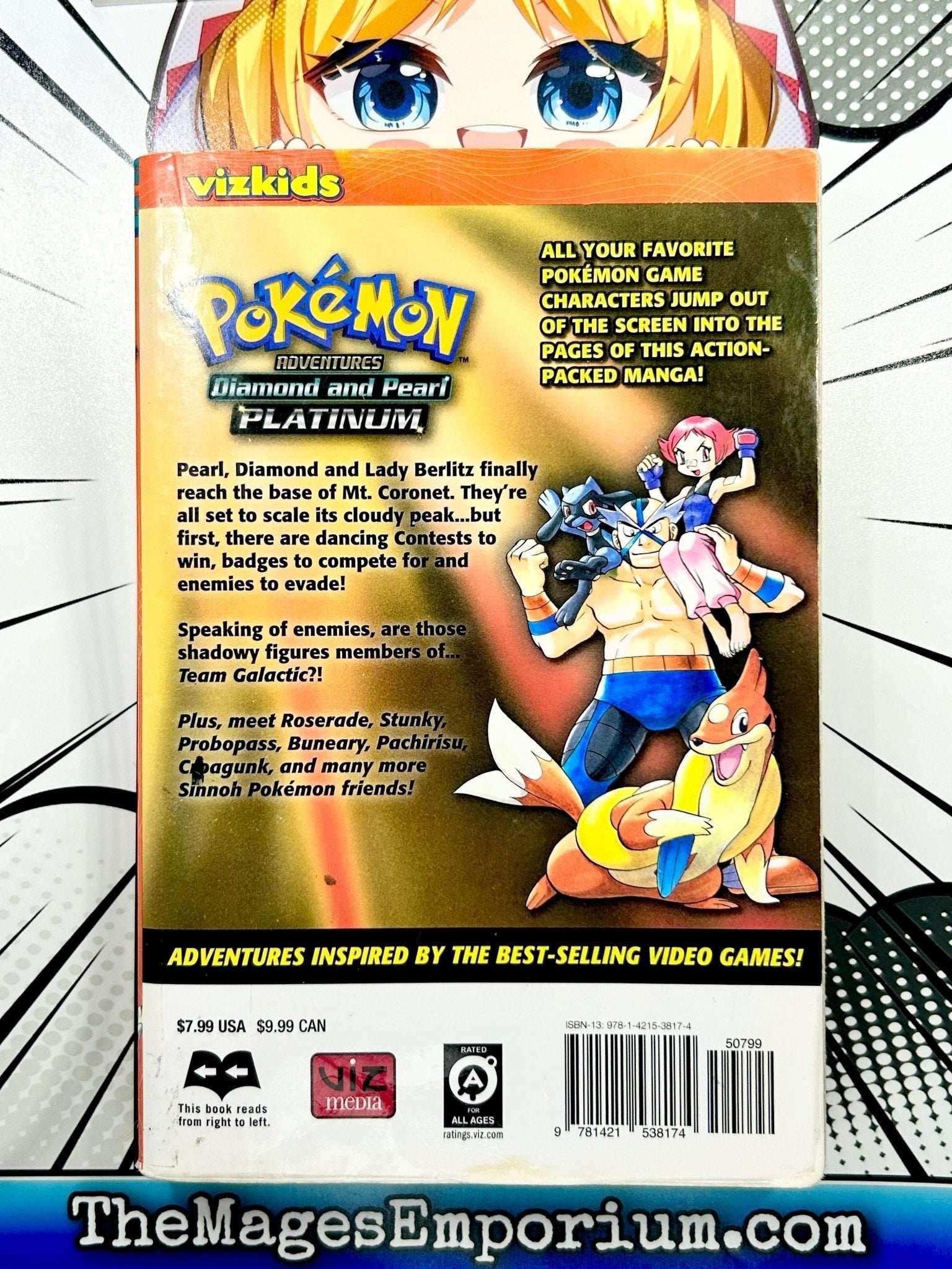 Pokemon Adventures Diamond and Pearl Platinum Vol 2 Ex Library - 