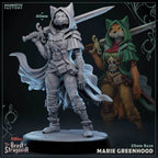 Marie Greenhood (Female Arcanaloth Rogue) - 