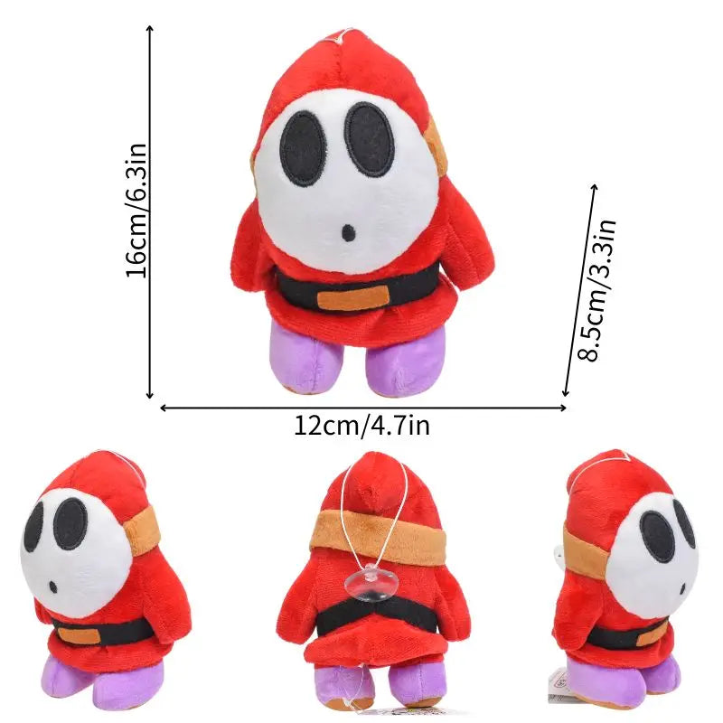 Mario Bros Ice Fire Flower Anime Figure Soft Plush Toy Cute Koopa Troopa Boo Red Toad Peluche Dolls Gift