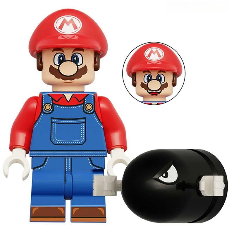 Mario Brothers from Super Mario Lego Minifigures Custom Toys 1