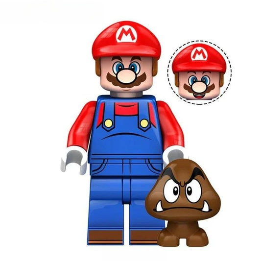 Mario Brothers from Super Mario Lego Minifigures