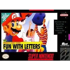 Mario's Early Years Fun With Letters - Super Nintendo