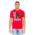 Marvel Comics Deadpool Sushi Red T-shirt - 3XL